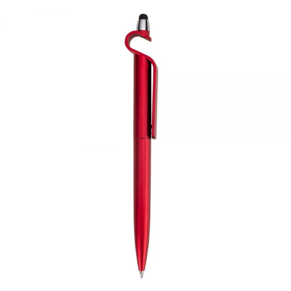 7014 - Caneta Plástica Touch com Suporte - Imagem 3