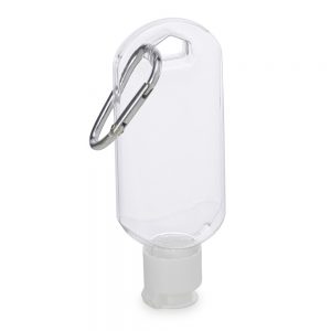 7004 - Frasco Plástico 55ml com Mosquetão