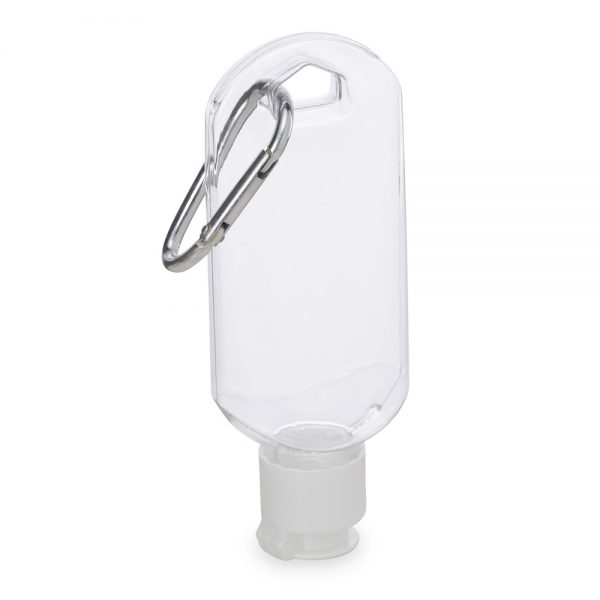 7004 - Frasco Plástico 55ml com Mosquetão