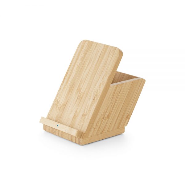 7001 - Carregador wireless em bambu - Imagem 5