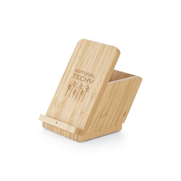 7001 - Carregador wireless em bambu - Imagem 6